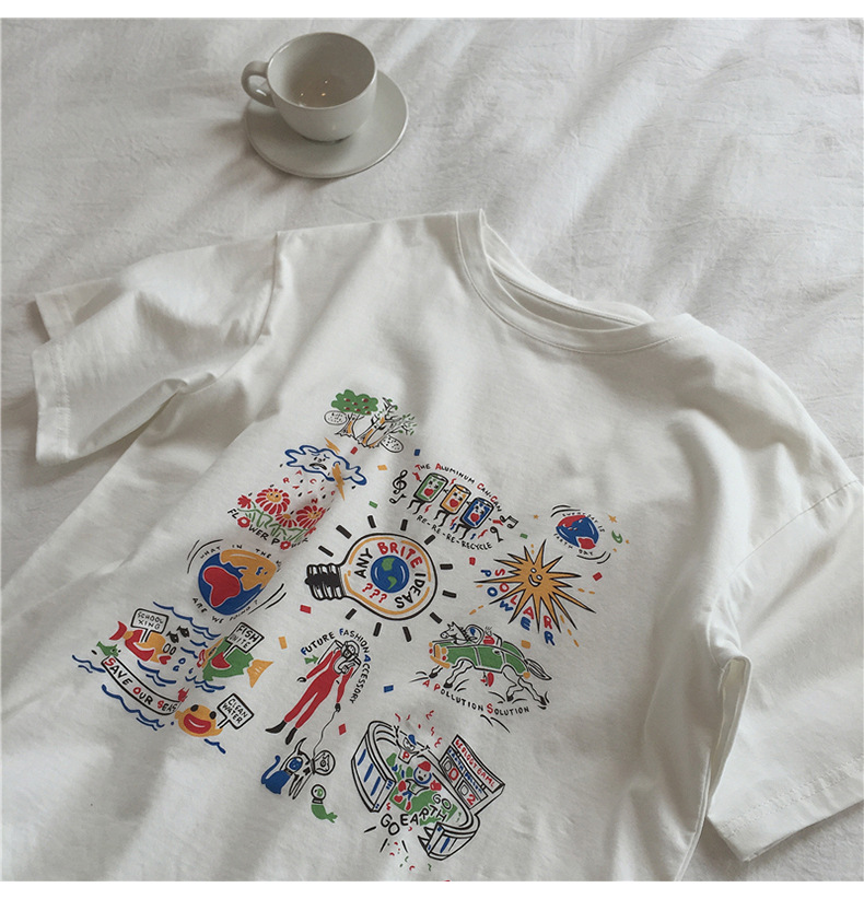 帮手描述图：【官方图】340#2020夏季新款短袖T恤-14