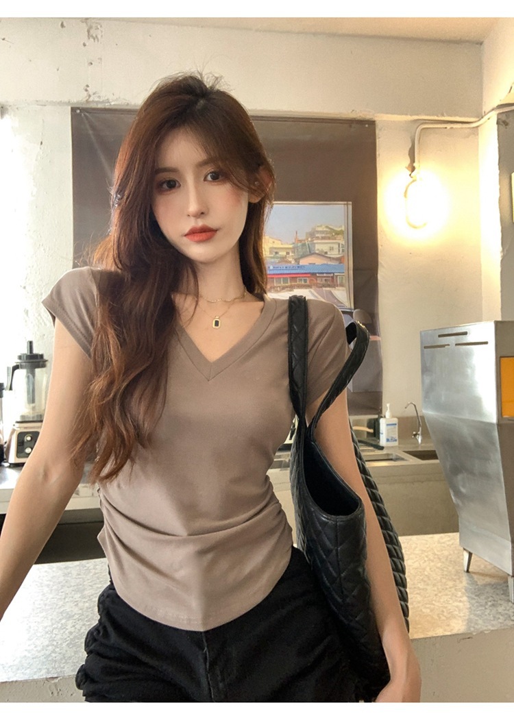 复制_6535棉 纯欲风v领短袖T恤女装夏季小.jpg