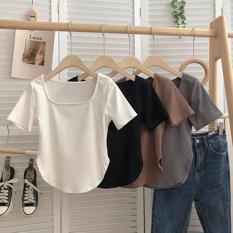 复制_弧度下摆U领短袖女夏季T恤2022新款纯.jpg