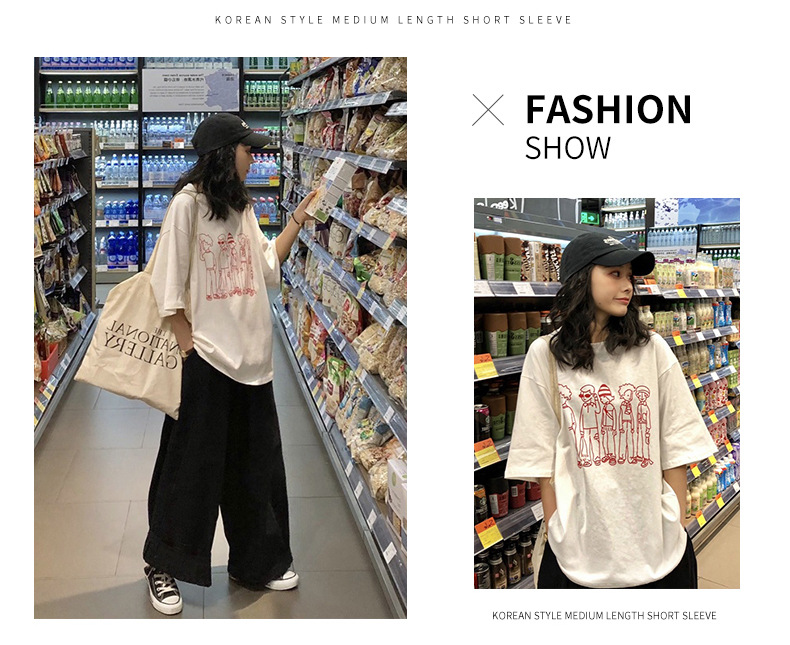 帮手描述图：【官方图】337#2020夏季新款短袖T恤-12